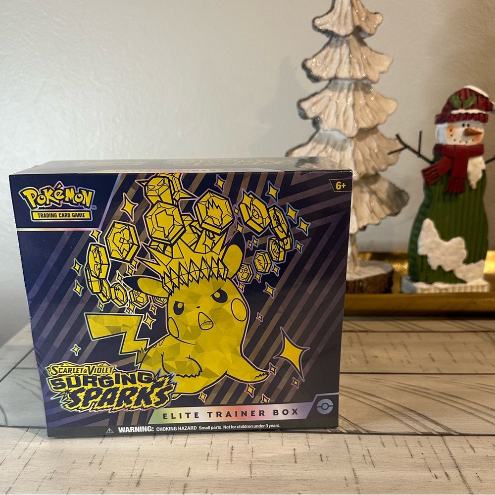Pokémon Surging Sparks Elite Trainer Box Factory Sealed